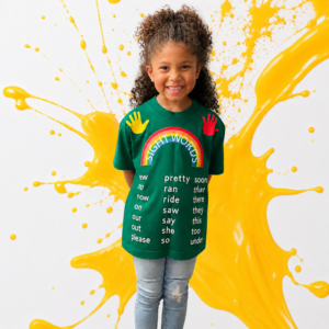 Kindergarten Sight Word Shirt (Green)