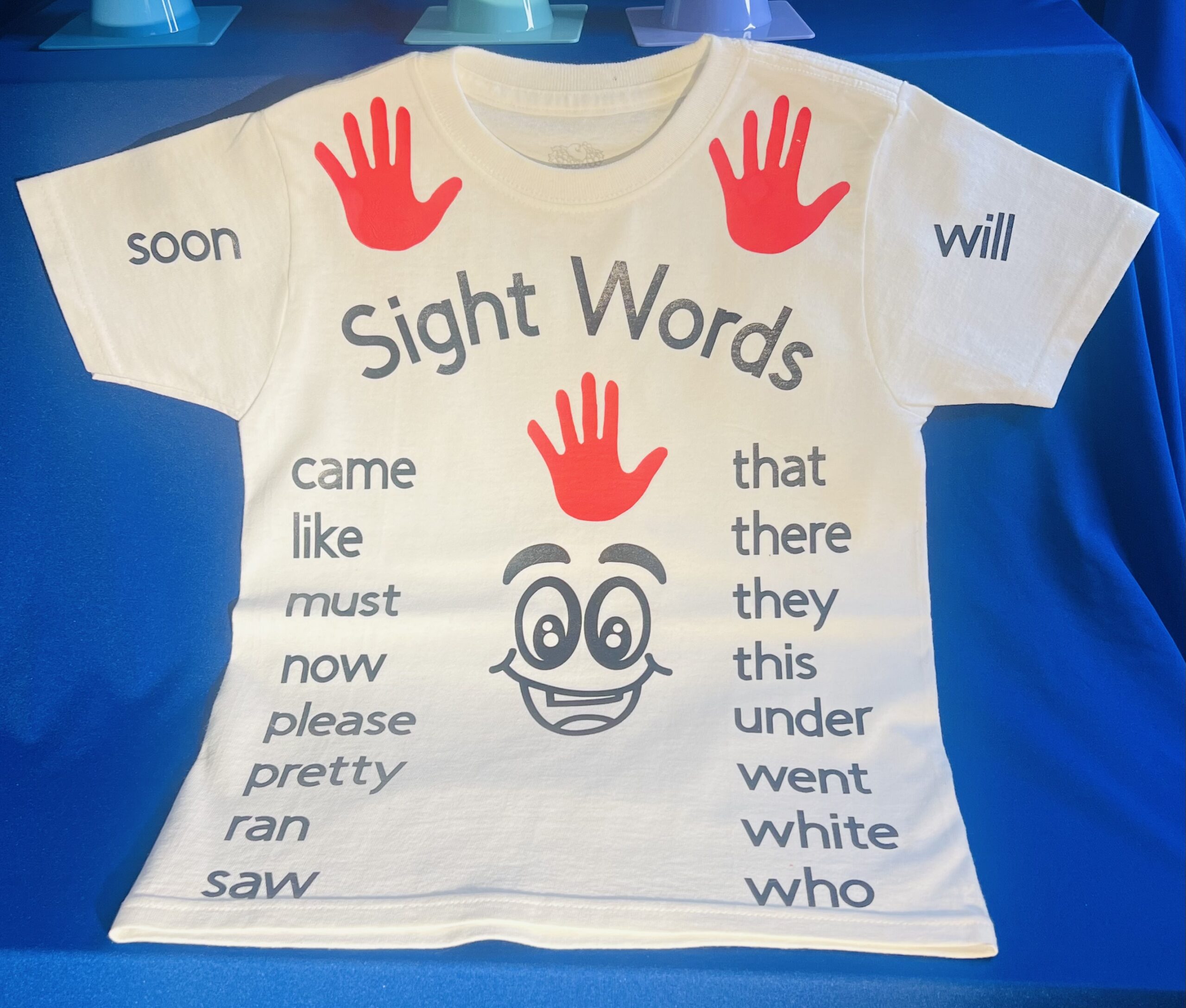 Kindergarten Sight Word Shirt (White) - Image 3