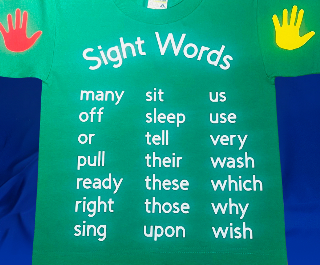 2nd Grade Sight Word Shirt (Green) - Image 2