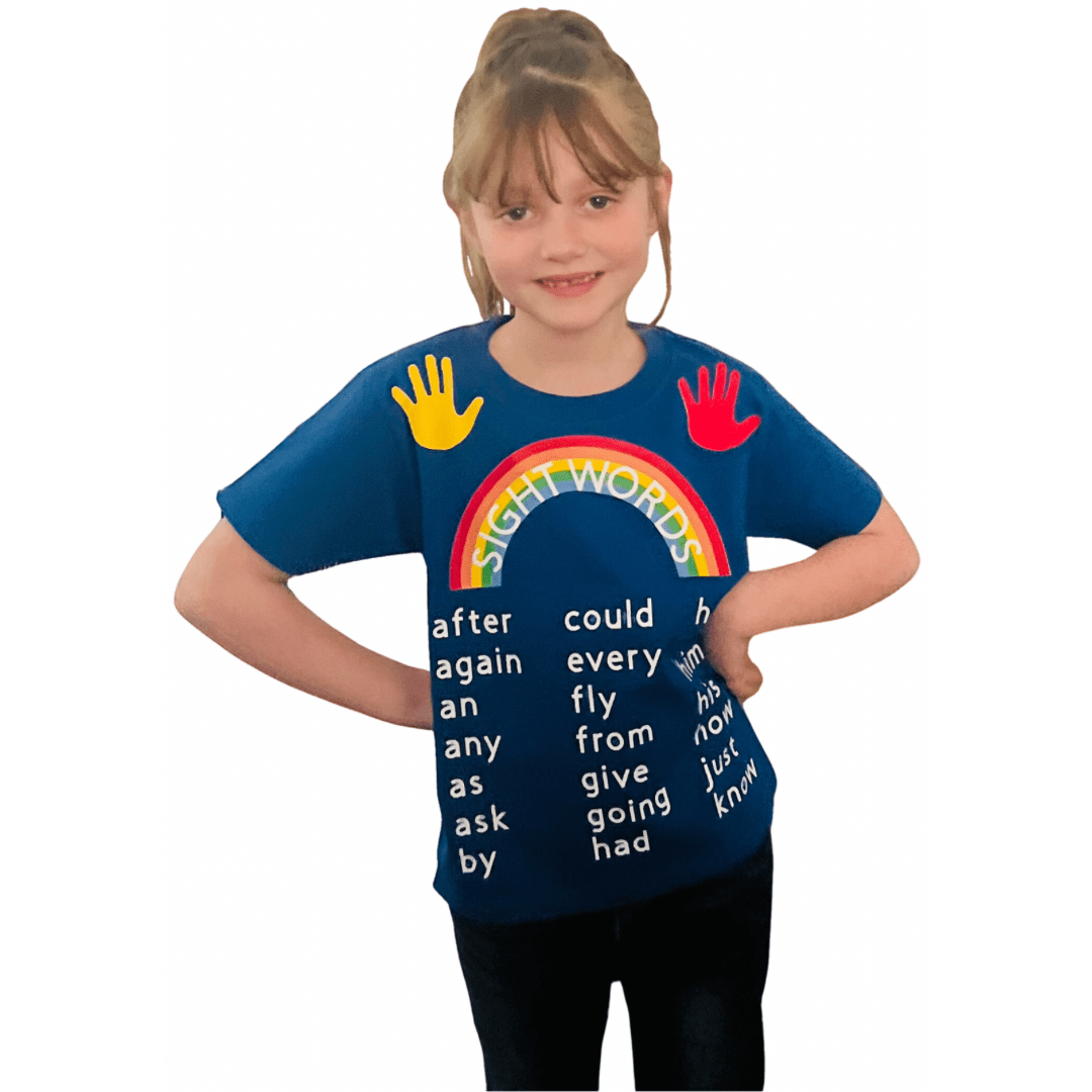 1st Grade Sight Word Shirt (Blue) - Image 2