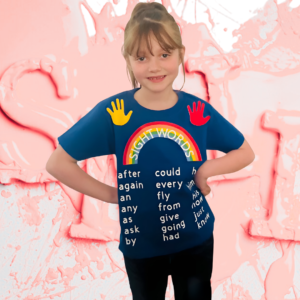 1st Grade Sight Word Shirt (Blue)