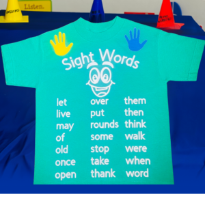 1st Grade Sight Word Shirt (Green)