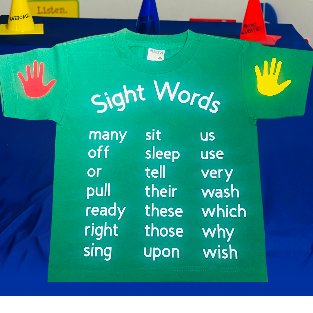 2nd Grade Sight Word Shirt (Green)